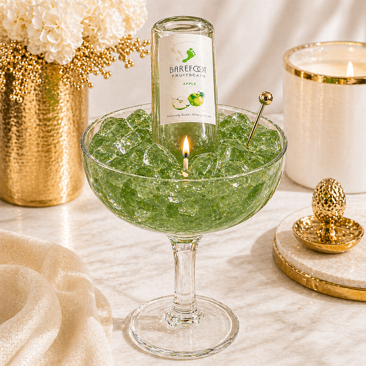 Margarita Candle - Light Green