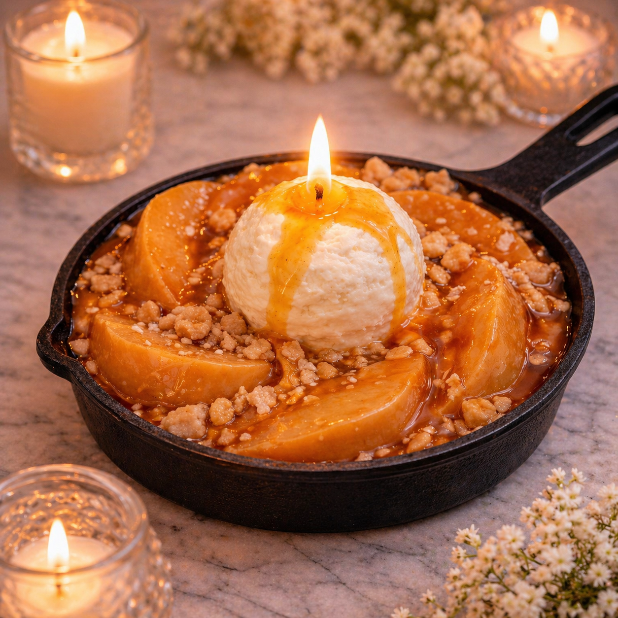 Peach Cobbler Candle