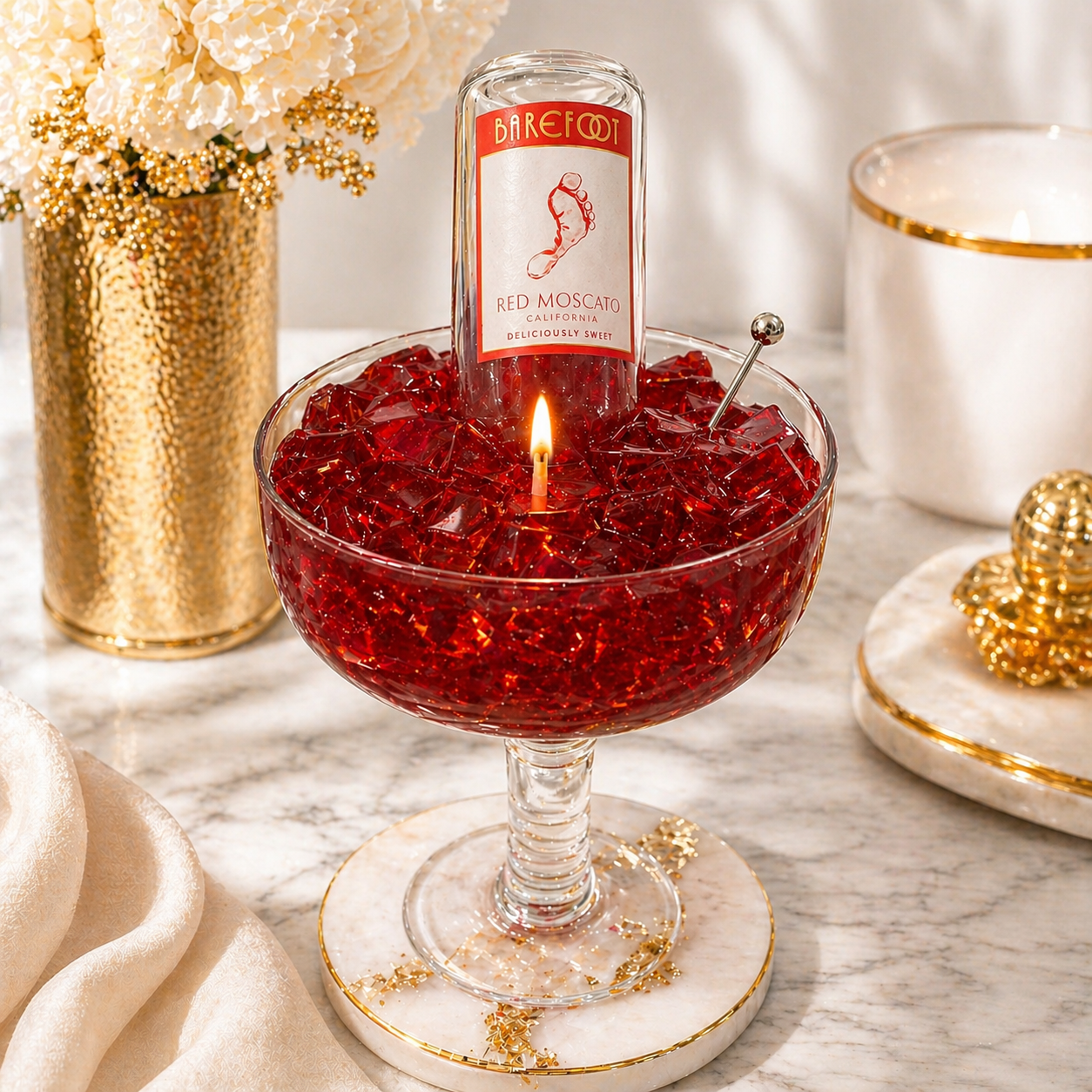 Margarita Candle - Red