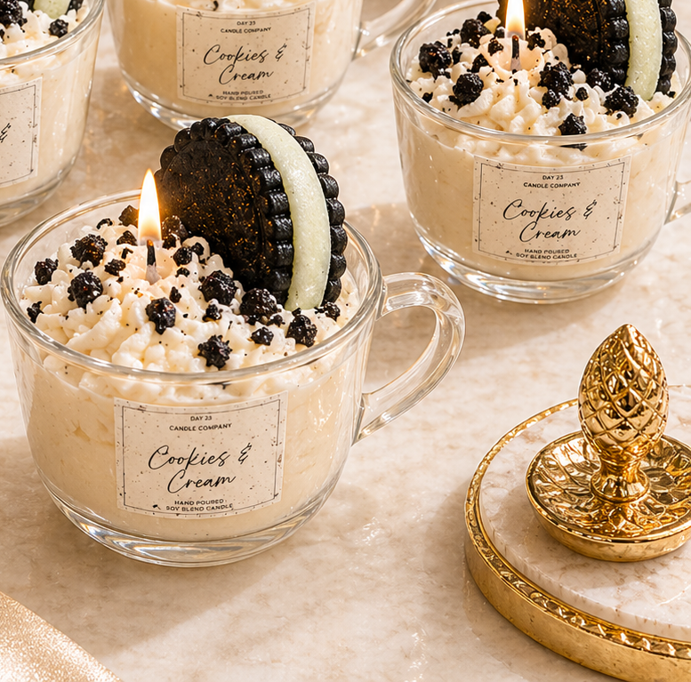 Cookies and Cream Candle
