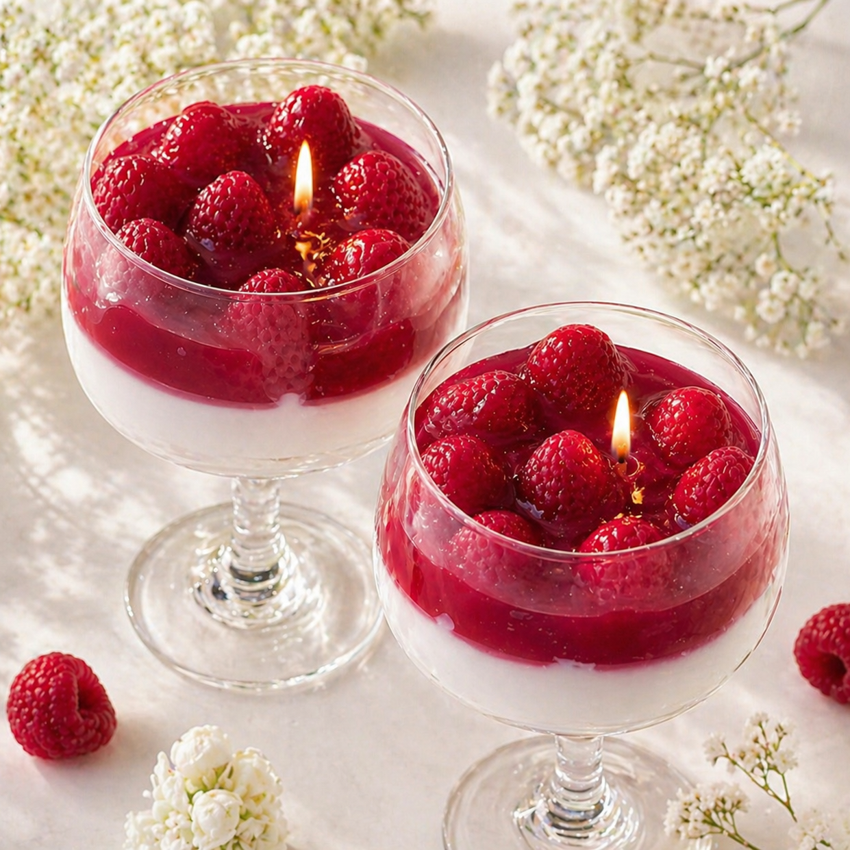 Strawberry Cheesecake Candle - Wine Glass