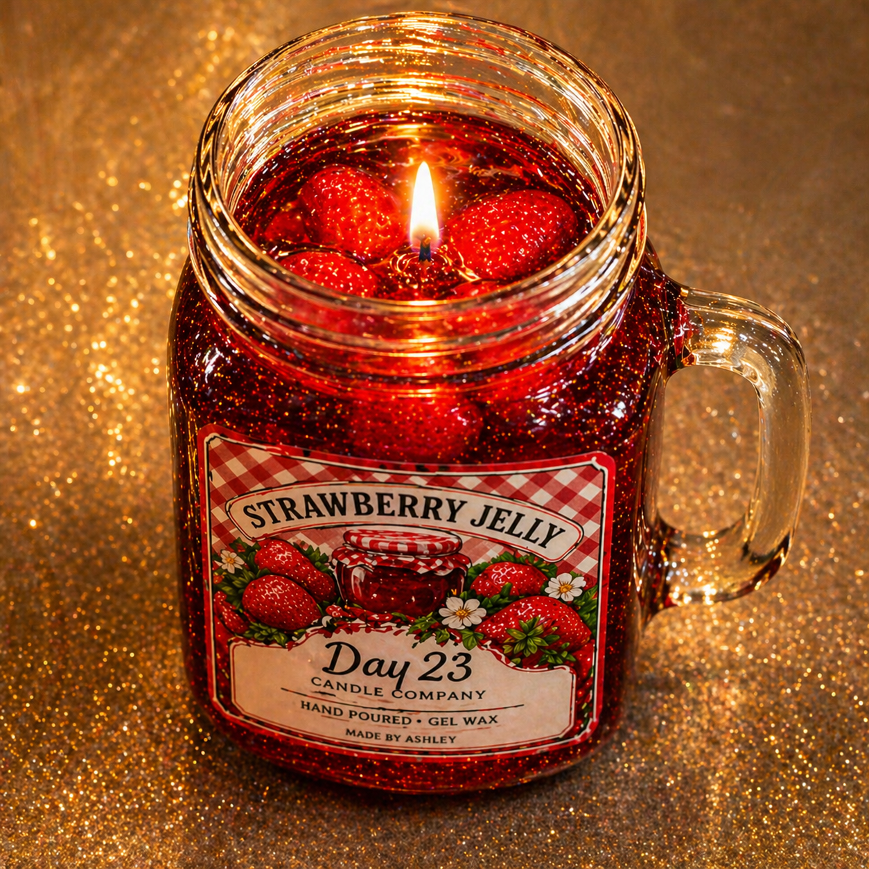 Strawberry Jelly Candle