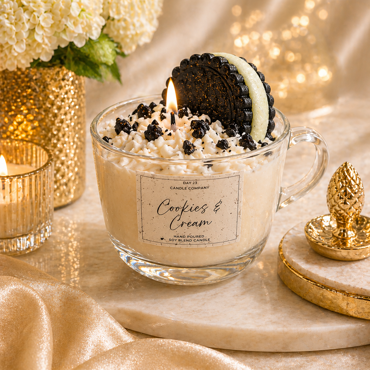 Cookies and Cream Candle