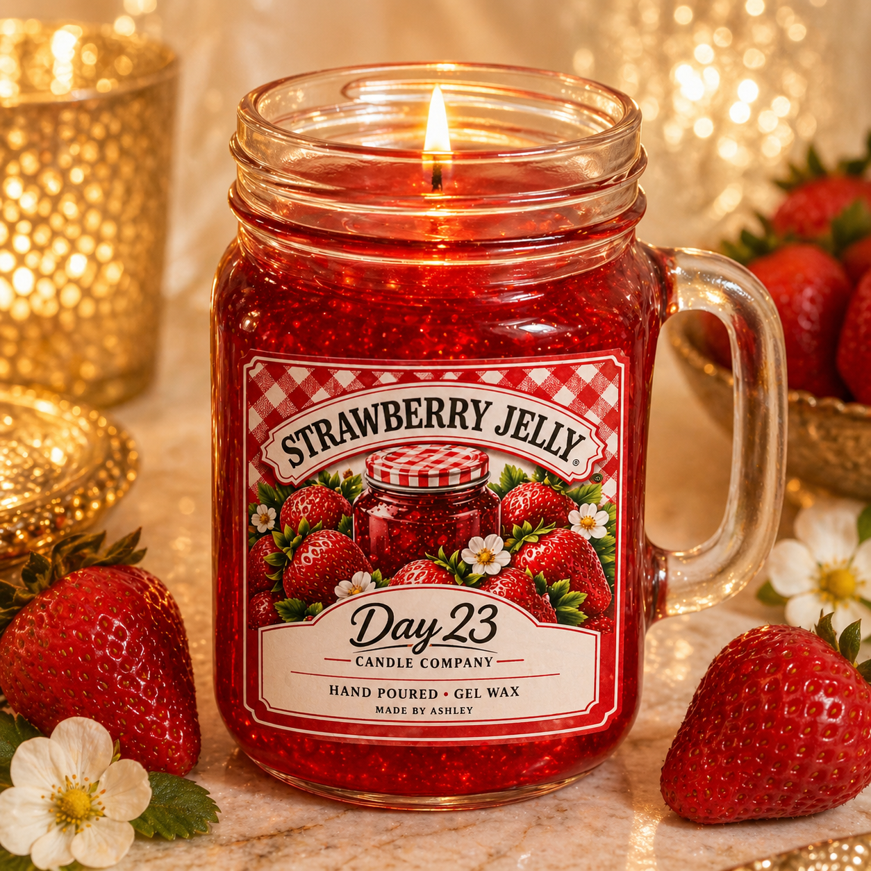 Strawberry Jelly Candle